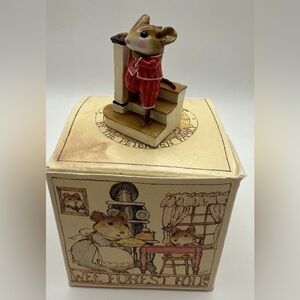 Wee Forest Folk M-217 "Early Riser" (Red) with Box William Petersen 1996 WFF